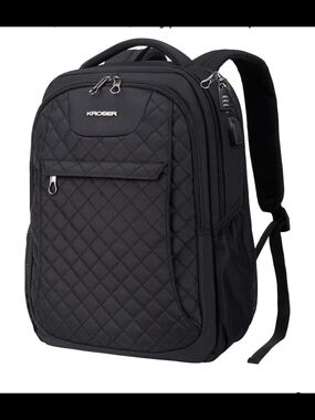 Kroser lack Quilted Travel Laptop Backpack
